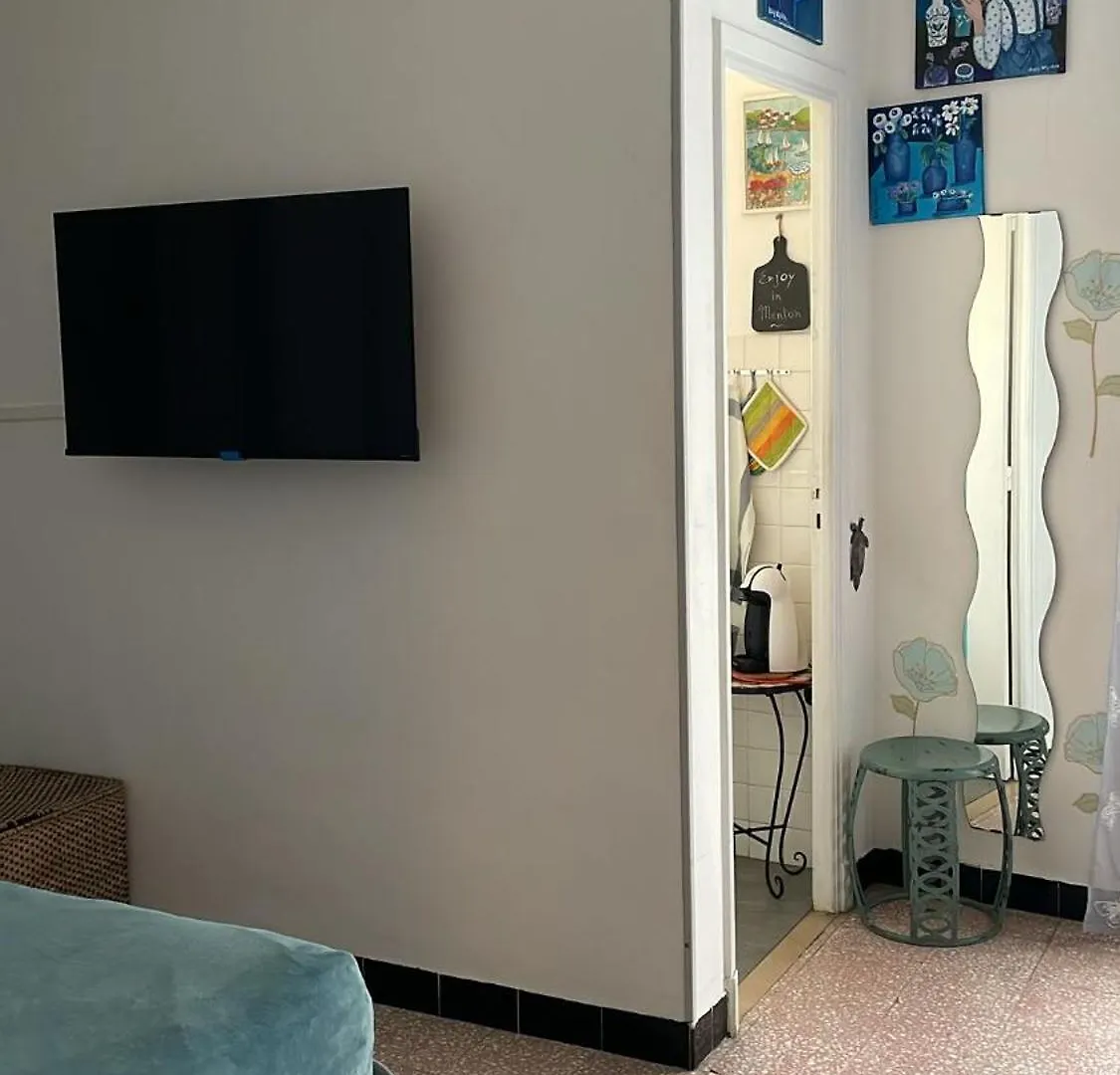 Appartement Welcome In The Cozy Blue Nest Pedestrian Menton